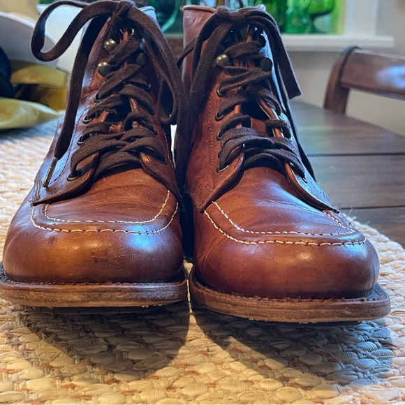 Beautiful Freebird Benning Mens Brown Leather Boots SZ 8...